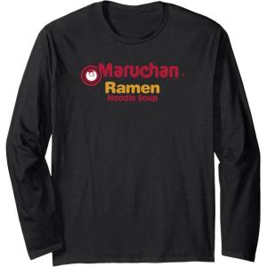 image:imageMaruchan Instant Lunch Ramen Noodle Soup Logo Long Sleeve TShirtBlack