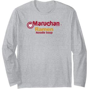 image:imageMaruchan Instant Lunch Ramen Noodle Soup Logo Long Sleeve TShirtHeather Grey