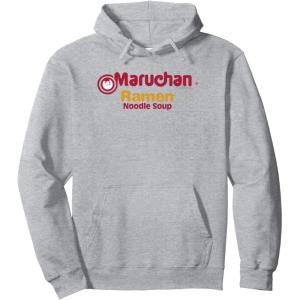 image:imageMaruchan Instant Lunch Ramen Noodle Soup Logo Pullover HoodieHeather Grey