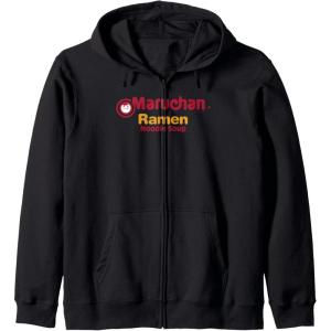 image:imageMaruchan Instant Lunch Ramen Noodle Soup Logo Zip HoodieBlack