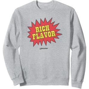 image:imageMaruchan Instant Lunch Rich Flavor Comic Onomatopoeia SweatshirtHeather Grey