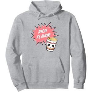 image:imageMaruchan Instant Lunch Rich Flavor Cute Noodle Cup Logo Pullover HoodieHeather Grey