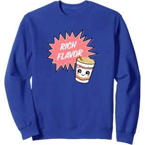 image:imageMaruchan Instant Lunch Rich Flavor Cute Noodle Cup Logo SweatshirtRoyal Blue