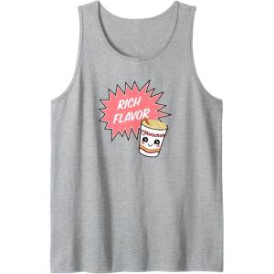 image:imageMaruchan Instant Lunch Rich Flavor Cute Noodle Cup Logo Tank TopHeather Grey