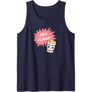 image:imageMaruchan Instant Lunch Rich Flavor Cute Noodle Cup Logo Tank TopNavy Blue