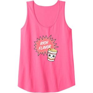 image:imageMaruchan Instant Lunch Rich Flavor Cute Noodle Cup Logo Tank TopNeon Pink