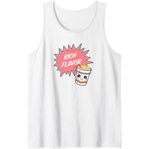 image:imageMaruchan Instant Lunch Rich Flavor Cute Noodle Cup Logo Tank TopWhite