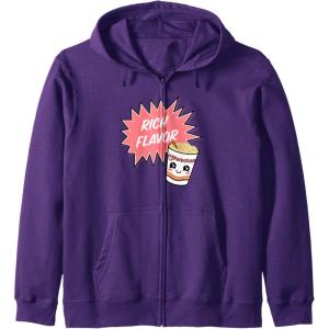 image:imageMaruchan Instant Lunch Rich Flavor Cute Noodle Cup Logo Zip HoodiePurple
