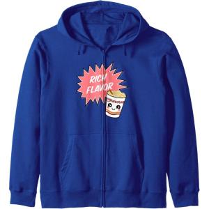 image:imageMaruchan Instant Lunch Rich Flavor Cute Noodle Cup Logo Zip HoodieRoyal Blue