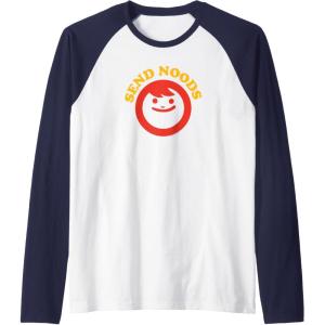 image:imageMaruchan Instant Lunch Send Noods Classic Logo Raglan Baseball TeeNavy BlueWhite