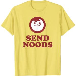 image:imageMaruchan Instant Lunch Send Noods Happy Face Logo TShirtLemon Yellow
