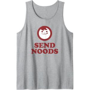 image:imageMaruchan Instant Lunch Send Noods Happy Face Logo Tank TopHeather Grey