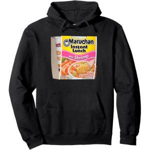 image:imageMaruchan Instant Lunch Shrimp Flavor Package Noodle Cup Pullover HoodieBlack