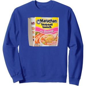 image:imageMaruchan Instant Lunch Shrimp Flavor Package Noodle Cup SweatshirtRoyal Blue