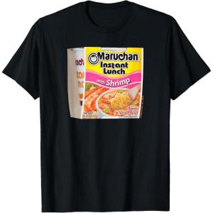 image:imageMaruchan Instant Lunch Shrimp Flavor Package Noodle Cup TShirtBlack