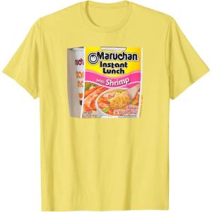 image:imageMaruchan Instant Lunch Shrimp Flavor Package Noodle Cup TShirtLemon Yellow