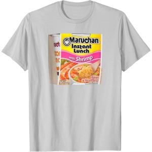 image:imageMaruchan Instant Lunch Shrimp Flavor Package Noodle Cup TShirtSilver Grey