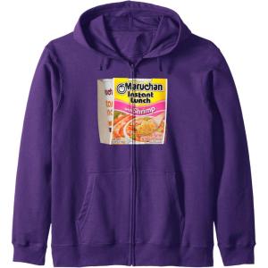 image:imageMaruchan Instant Lunch Shrimp Flavor Package Noodle Cup Zip HoodiePurple