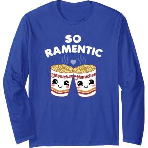image:imageMaruchan Instant Lunch So Ramentic Lovely Ramen Cups Long Sleeve TShirtRoyal Blue