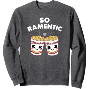 image:imageMaruchan Instant Lunch So Ramentic Lovely Ramen Cups SweatshirtDark Heather Grey