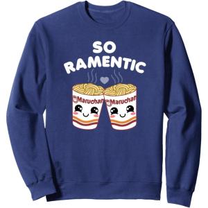 image:imageMaruchan Instant Lunch So Ramentic Lovely Ramen Cups SweatshirtNavy Blue