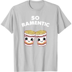 image:imageMaruchan Instant Lunch So Ramentic Lovely Ramen Cups TShirtSilver Grey