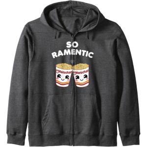 image:imageMaruchan Instant Lunch So Ramentic Lovely Ramen Cups Zip HoodieDark Heather Grey