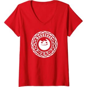 image:imageMaruchan Instant Lunch Soup Circular Official Logo VNeck TShirtRed