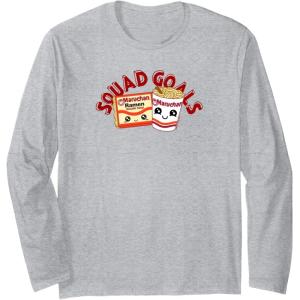 image:imageMaruchan Instant Lunch Squad Goals Noodle Friendship Kawaii Long Sleeve TShirtHeather Grey