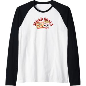 image:imageMaruchan Instant Lunch Squad Goals Noodle Friendship Kawaii Raglan Baseball TeeBlackWhite