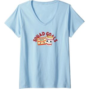 image:imageMaruchan Instant Lunch Squad Goals Noodle Friendship Kawaii VNeck TShirtBaby Blue