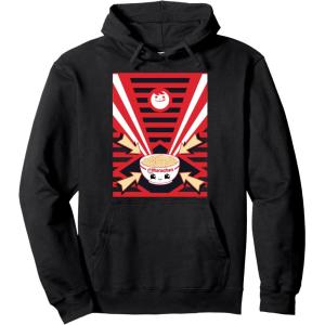 image:imageMaruchan Instant Lunch Super Cute Ramen Bowl Poster Pullover HoodieBlack