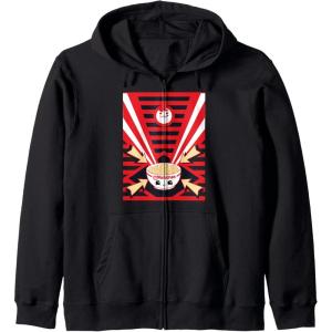 image:imageMaruchan Instant Lunch Super Cute Ramen Bowl Poster Zip HoodieBlack