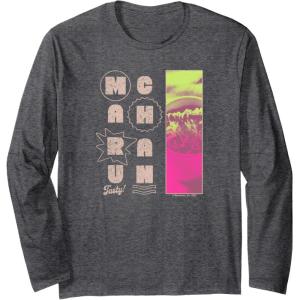 image:imageMaruchan Instant Lunch Tasty Neon Picture Retro Poster Long Sleeve TShirtDark Heather Grey