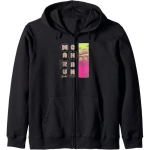 image:imageMaruchan Instant Lunch Tasty Neon Picture Retro Poster Zip HoodieBlack