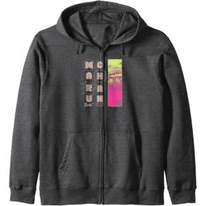 image:imageMaruchan Instant Lunch Tasty Neon Picture Retro Poster Zip HoodieDark Heather Grey