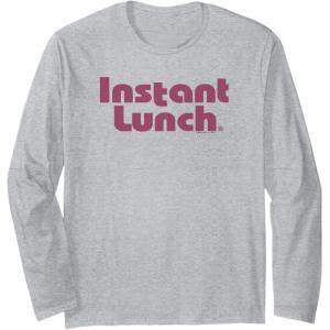 image:imageMaruchan Instant Lunch Text Logo Long Sleeve TShirtHeather Grey