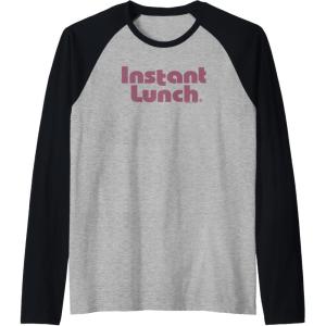 image:imageMaruchan Instant Lunch Text Logo Raglan Baseball TeeBlackAthletic Heather