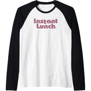 image:imageMaruchan Instant Lunch Text Logo Raglan Baseball TeeBlackWhite