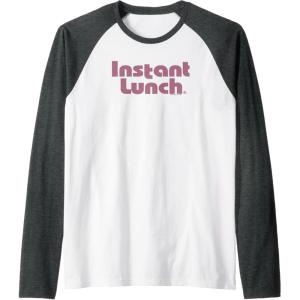 image:imageMaruchan Instant Lunch Text Logo Raglan Baseball TeeDark Heather GreyWhite