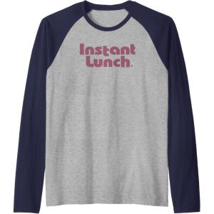 image:imageMaruchan Instant Lunch Text Logo Raglan Baseball TeeNavy BlueAthletic Heather