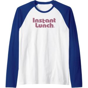 image:imageMaruchan Instant Lunch Text Logo Raglan Baseball TeeRoyal BlueWhite