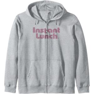 image:imageMaruchan Instant Lunch Text Logo Zip HoodieHeather Grey
