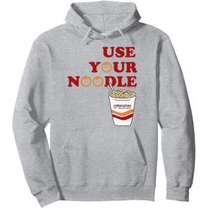 image:imageMaruchan Instant Lunch Use Your Noodle Cup Logo Pullover HoodieHeather Grey
