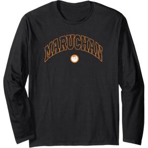 image:imageMaruchan Instant Lunch Varsity Style Font Classic Logo Long Sleeve TShirtBlack