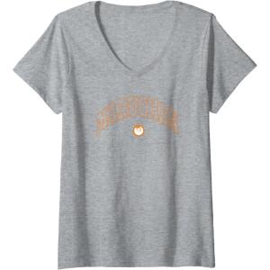 image:imageMaruchan Instant Lunch Varsity Style Font Classic Logo VNeck TShirtHeather Grey