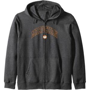image:imageMaruchan Instant Lunch Varsity Style Font Classic Logo Zip HoodieDark Heather Grey