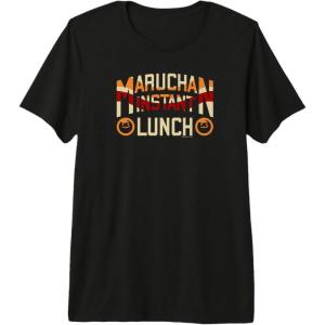 image:imageMaruchan Instant Lunch Varsity Style Font Logo Premium TShirtBlack