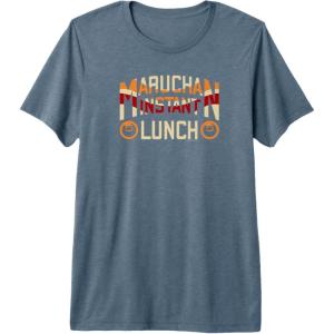 image:imageMaruchan Instant Lunch Varsity Style Font Logo Premium TShirtSlate Grey