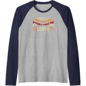 image:imageMaruchan Instant Lunch Varsity Style Font Logo Raglan Baseball TeeNavy BlueAthletic Heather